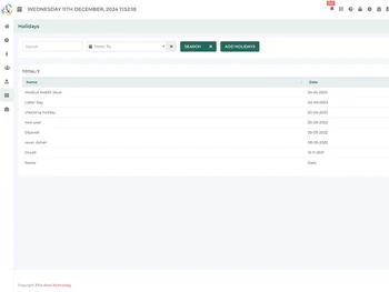 E-Token Solution holiday