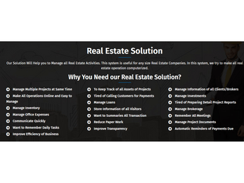 Aarvi Real Estate Solution features
