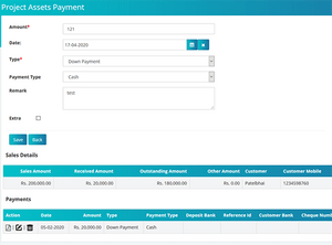 Real Estate Solution Basic payment info