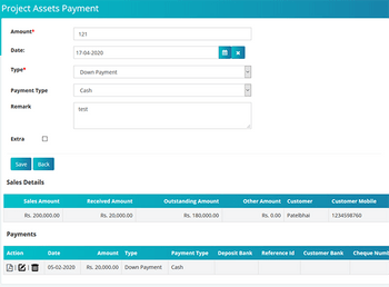Real Estate Solution Basic payment info