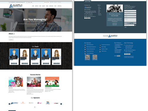 Aarvi Society Management System-features