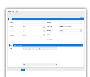 Aarvi Task Management System test case