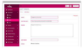 Aarvi Wedding Application edit videos