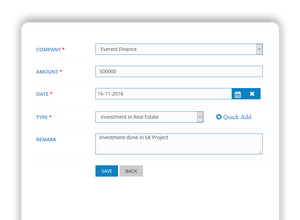Aarvi Finance Management System investment management