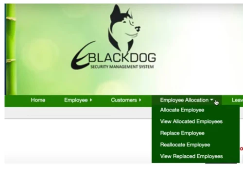 eblackdog security guard software-allocation