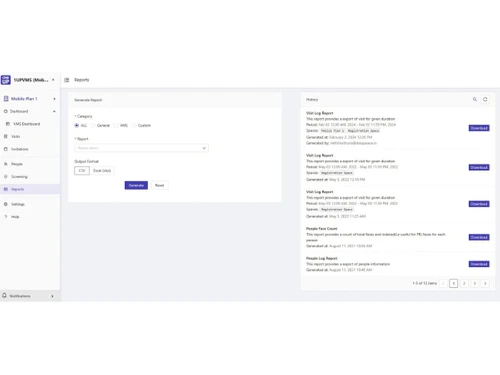 1UPVMS reports