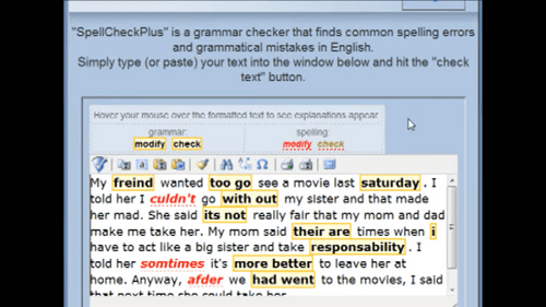 spellcheckplus dashboard
