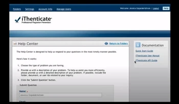 iThenticate Plagiarism Software Logo