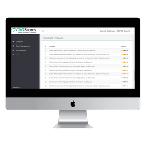 TAGScores candidate feedback