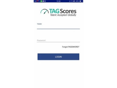 TAGScores login