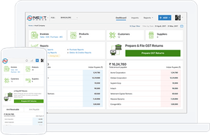 Next Force - GST Compliant dashboard