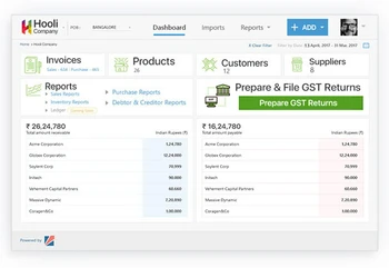 Next Force - GST Compliant dashboard