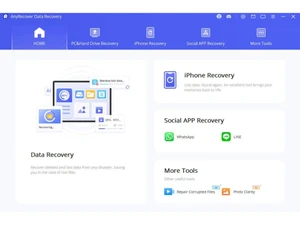 AnyRecover Home page