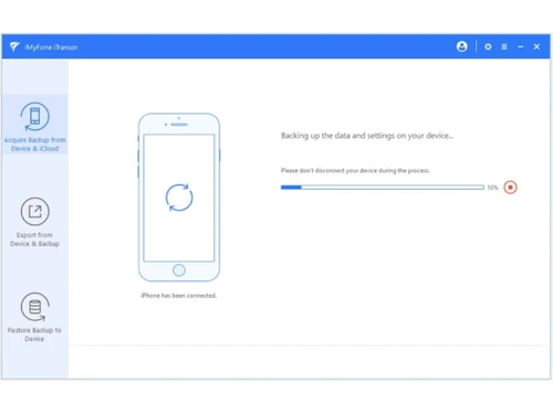 itransor for ios-backup