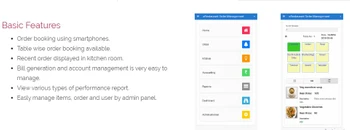 Asian Restaurant Management Software basic feature