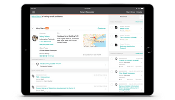Intelligence to continuously improve service delivery