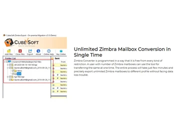Zimbra Converter-Conversion