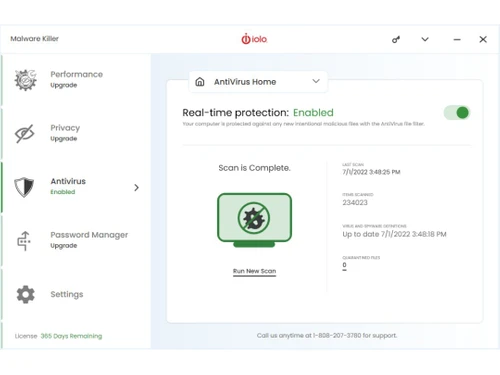 Iolo Malware Killer home