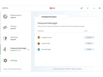 Iolo ByePass manager
