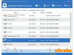 minitool power data recovery-damaged