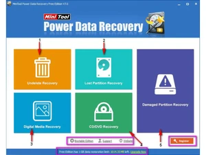 minitool power data recovery-homepage