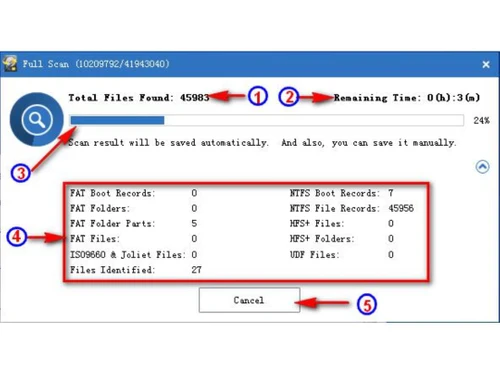 minitool power data recovery-scanning