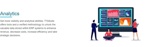 TyaSuite Cloud ERP analytics