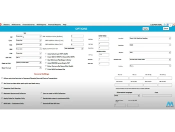 modern webz milk dairy software options