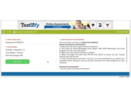 testofy dashboard