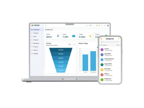 fincrm dashboard