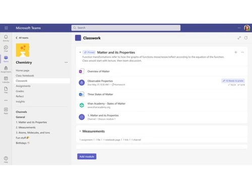 Office 365 A1-Teams Classwork