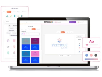 Designs Logomaker dashboard