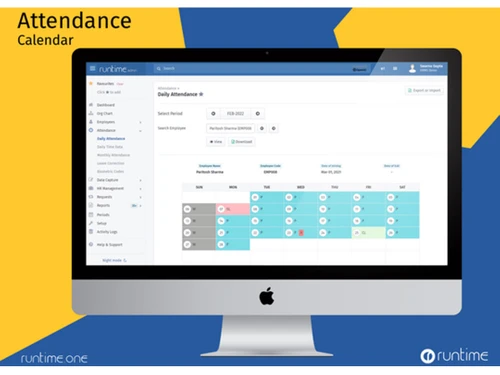 Runtime HRMS Attendance