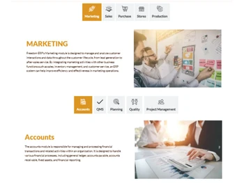 Freedomsoft ERP-Marketing & Accounts
