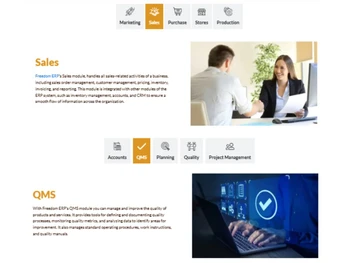 Freedomsoft ERP-Sales & QMS