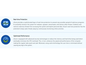 eScan Antivirus protection