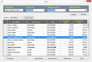 Neviscater Item Management