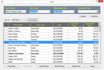 Neviscater Item Management