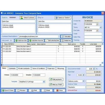 Royal Infosys Billing invoice