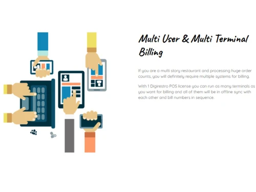 Digirestro POS-Multi User & Multi Terminal Billing