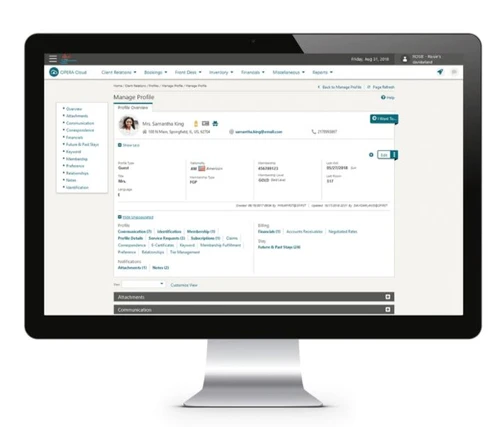 Opera Hotel Software-Sales & Catering