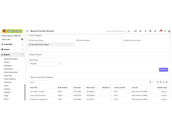 Edusys Library Management circulation control