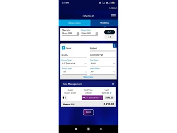 MyHotelline check-in