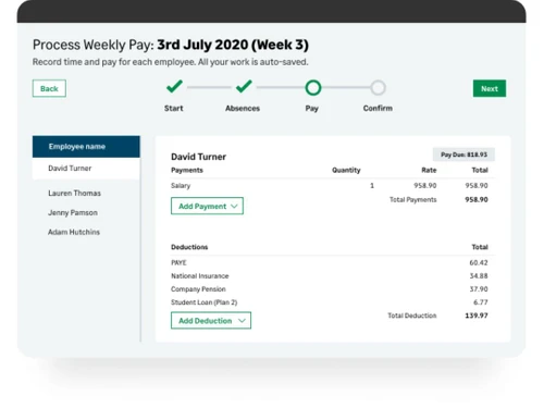 Sage Payroll Payroll Weekly Process Completed