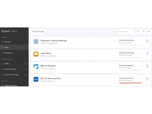 jamf Now apps