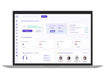 Octane HRMS dashboard