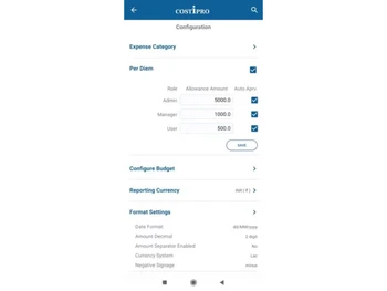 costipro configuration