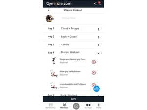 gymvale workout schedule