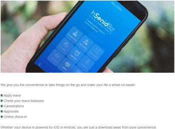 hSenidBiz mobile app