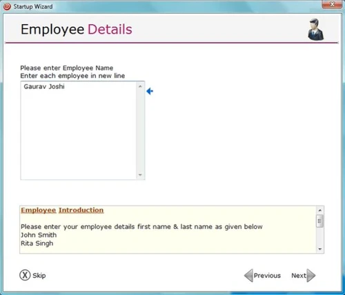 Spinso Sales CRM employee detail